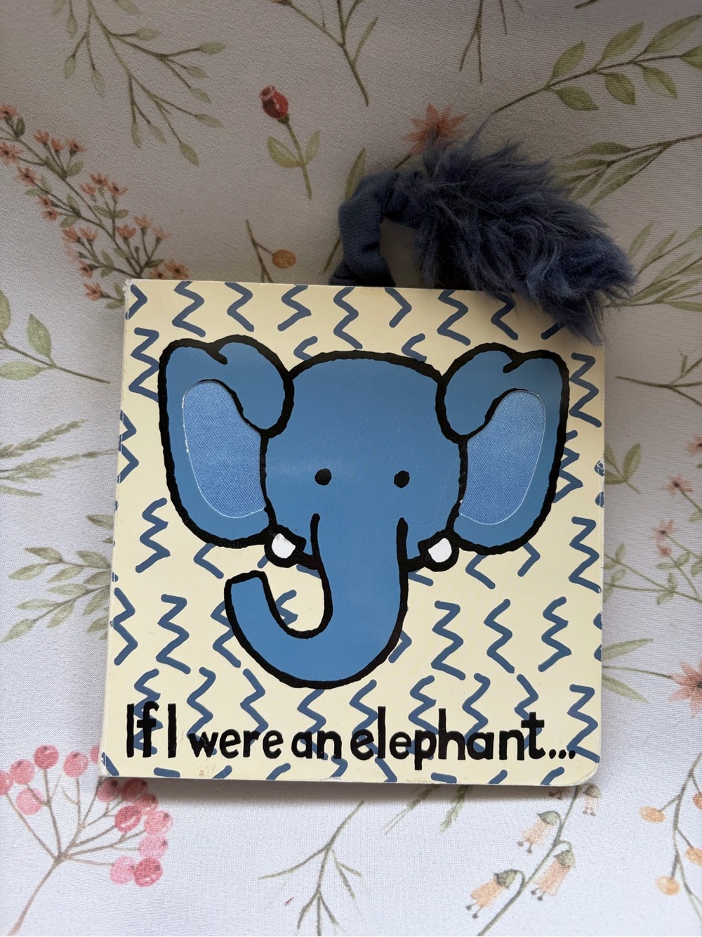 Jellycat If I were an Elephant Board Book with spine damage